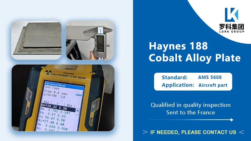 Lork Group Case Center-Haynes 188 plate